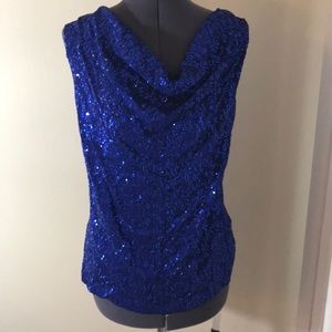NWOT Victor Alfaro sequin top